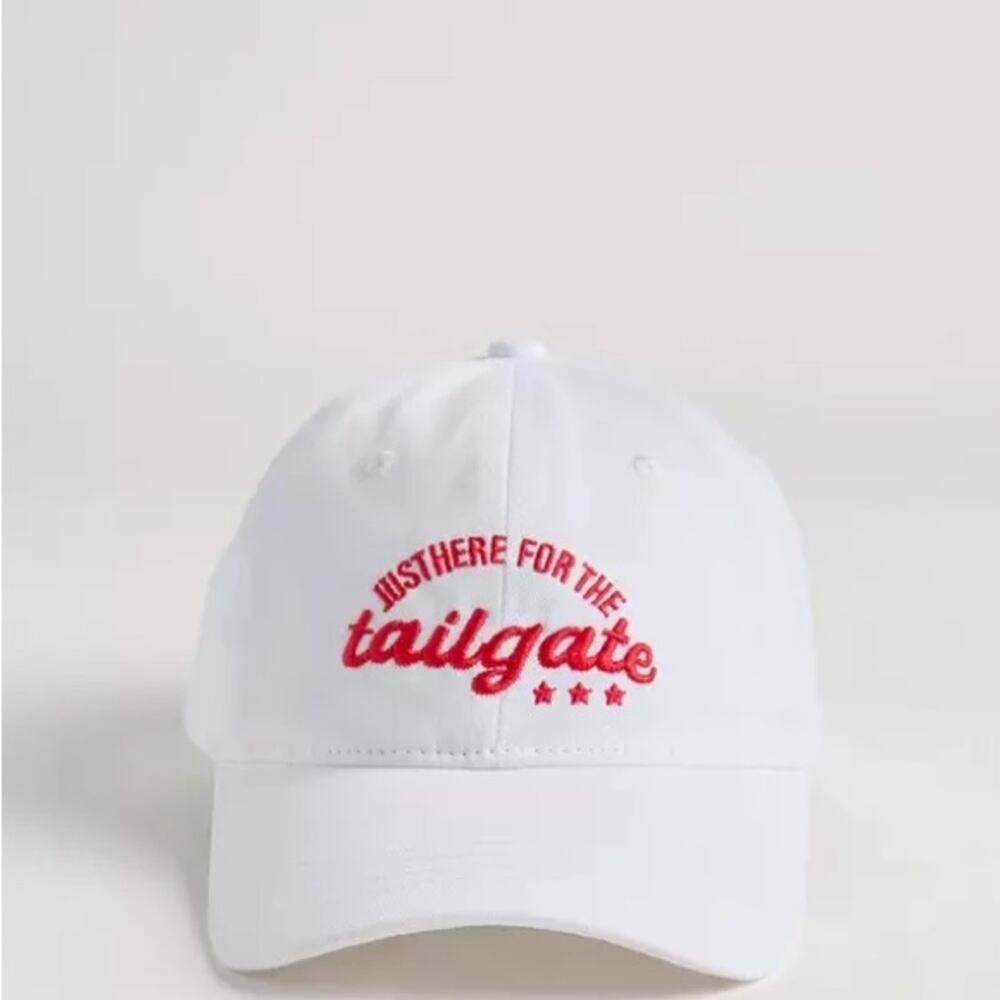 Torrid just here for the tailgate Embroidered Baseball Hat